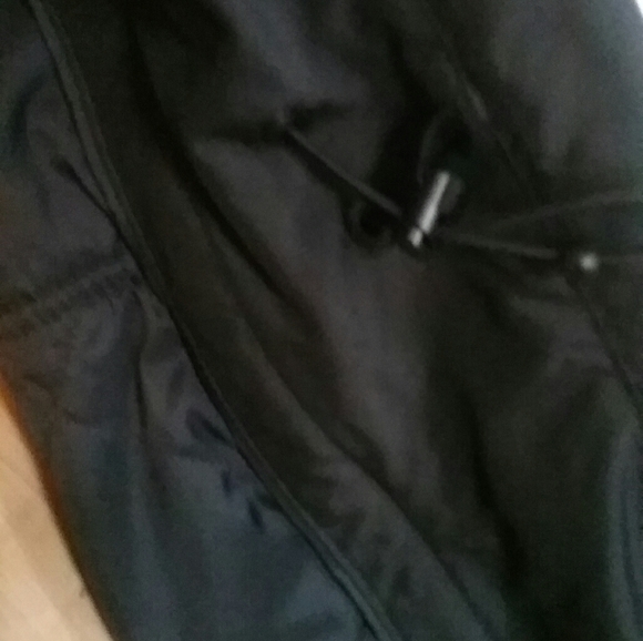 L.L. Bean Black Hooded Trench Coat Plus Size 2x - Picture 5 of 14